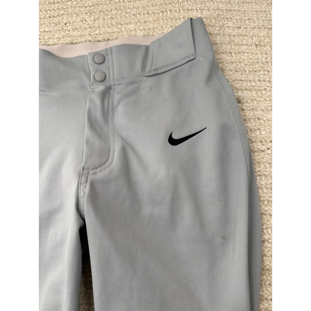 Nike Softball Pants Gray XS FZ1369-012 Baseball Athletic‎ Tapered Practice Game